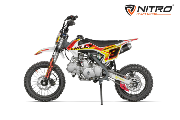 Preview: NITRO MOTORS 125cc Kinder Dirtbike CHILLY URX 14/12 4-Gang-Semi